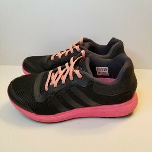 Adidas Womens Sz 7 Black Pink Energy Bounce B33962 Shoe Sneaker